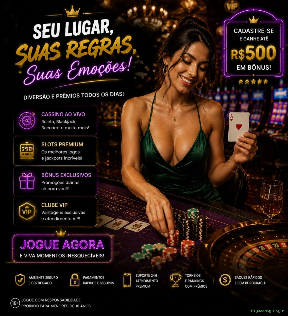 Slots online da Plywoodpg Login com jackpots progressivos